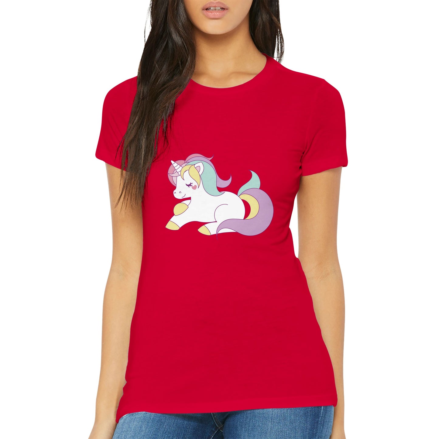 Artwork T-shirt - Unicorn Artwork - Premium Kvinde T-shirt
