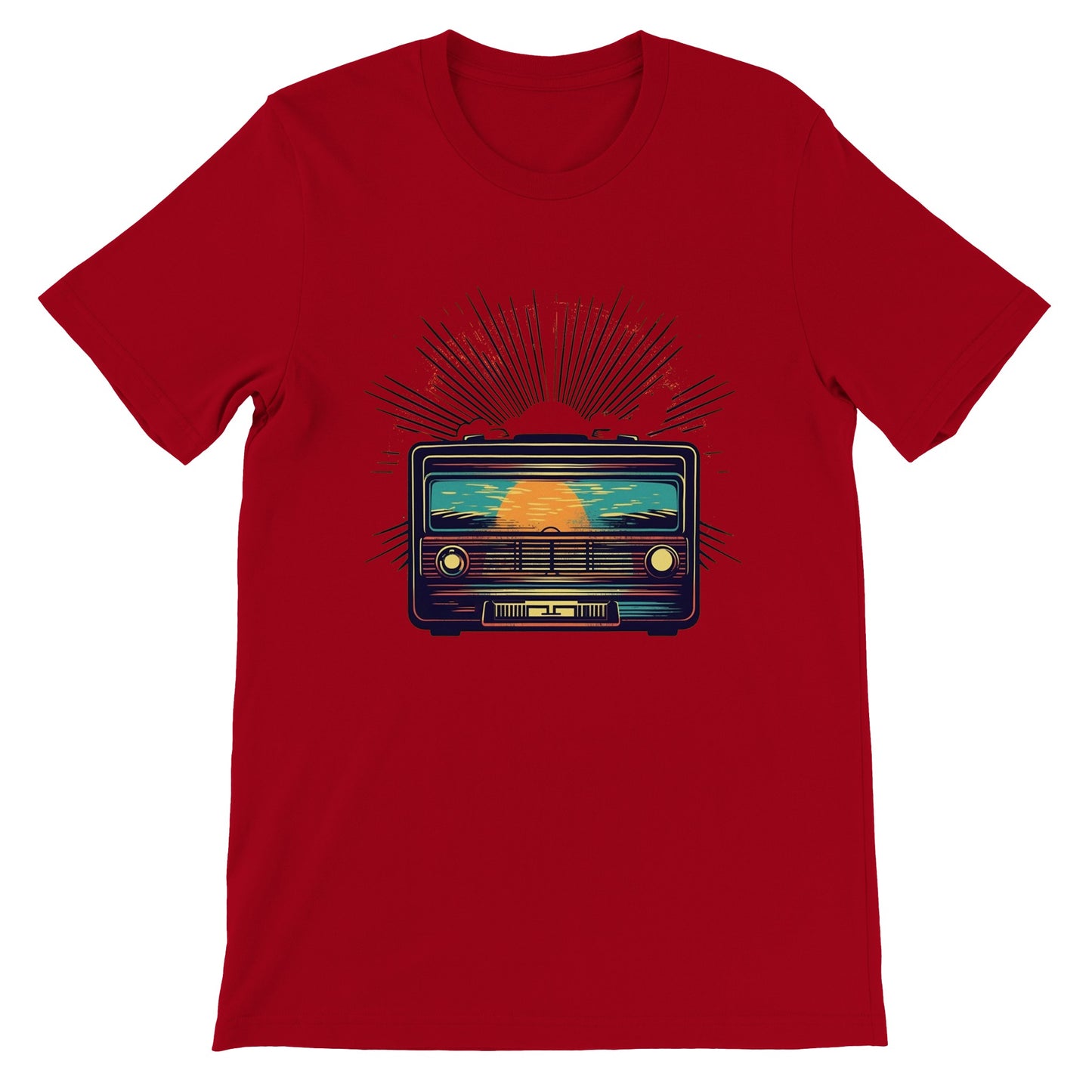 Artwork T-shirt - Vintage Radio Artwork - Premium Unisex T-shirt