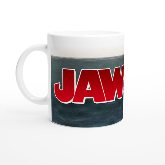 Offizielle JAWS Tasse – Jaws Surfer – 330 ml weiße Tasse