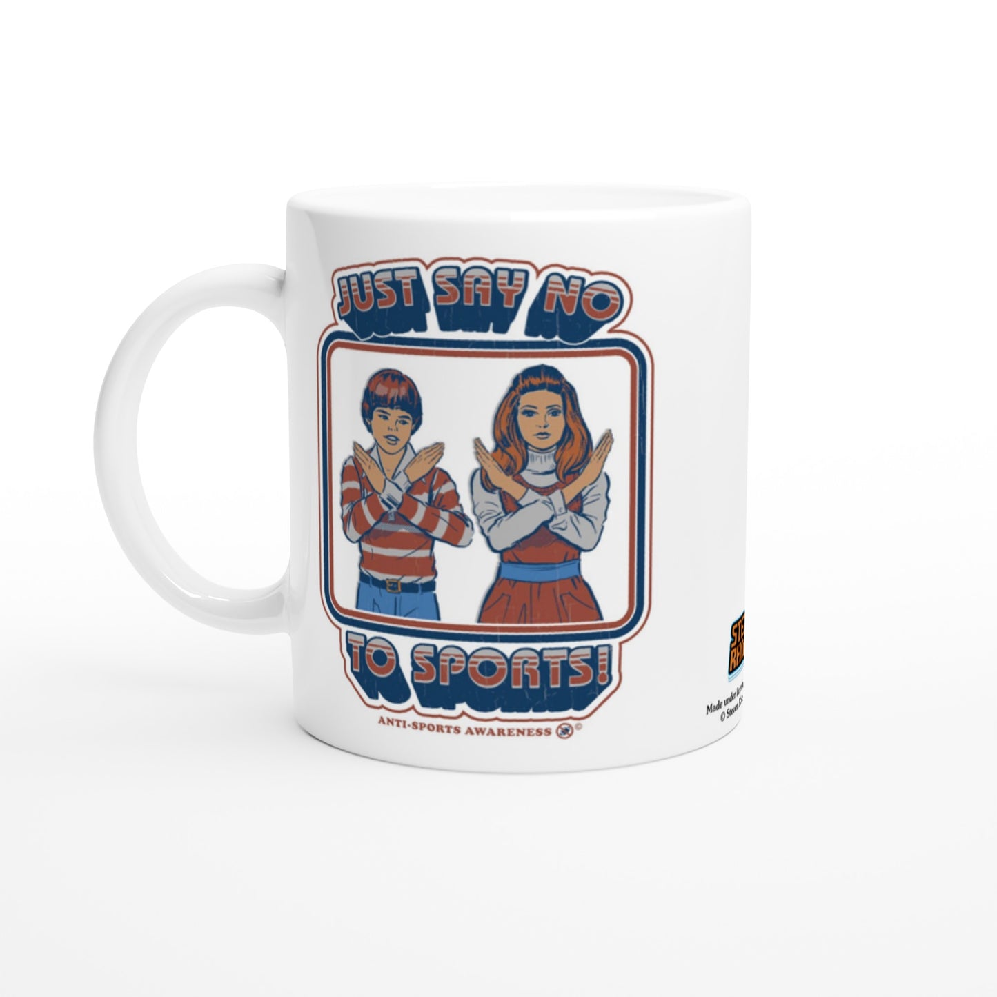 Official Steven Rhodes Mug - Just Say No To Sports - 330ml White Mug