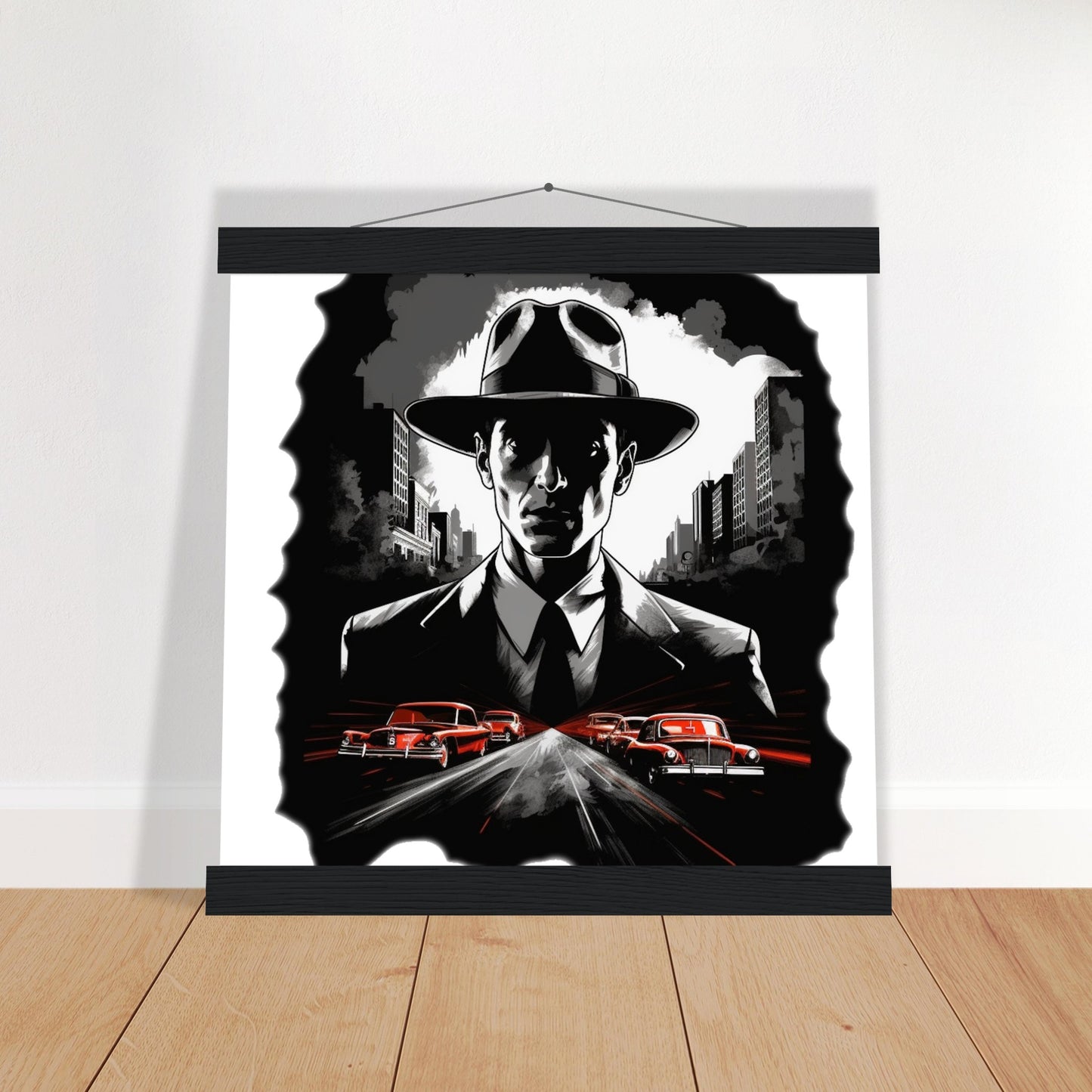 Plakat - LA Noire Vintage Artwork - Premium Mat Med Hanger