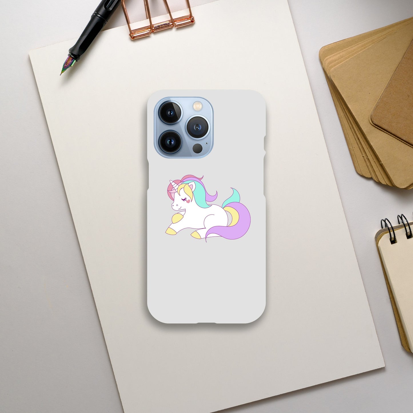 Slim Mobile Cover Artwork Einhorn – Iphone – Samsung