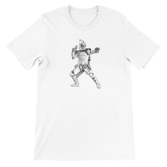 Artwork T-Shirt - Star Wars Stormtrooper Faded Drawing Premium Unisex T-Shirt 