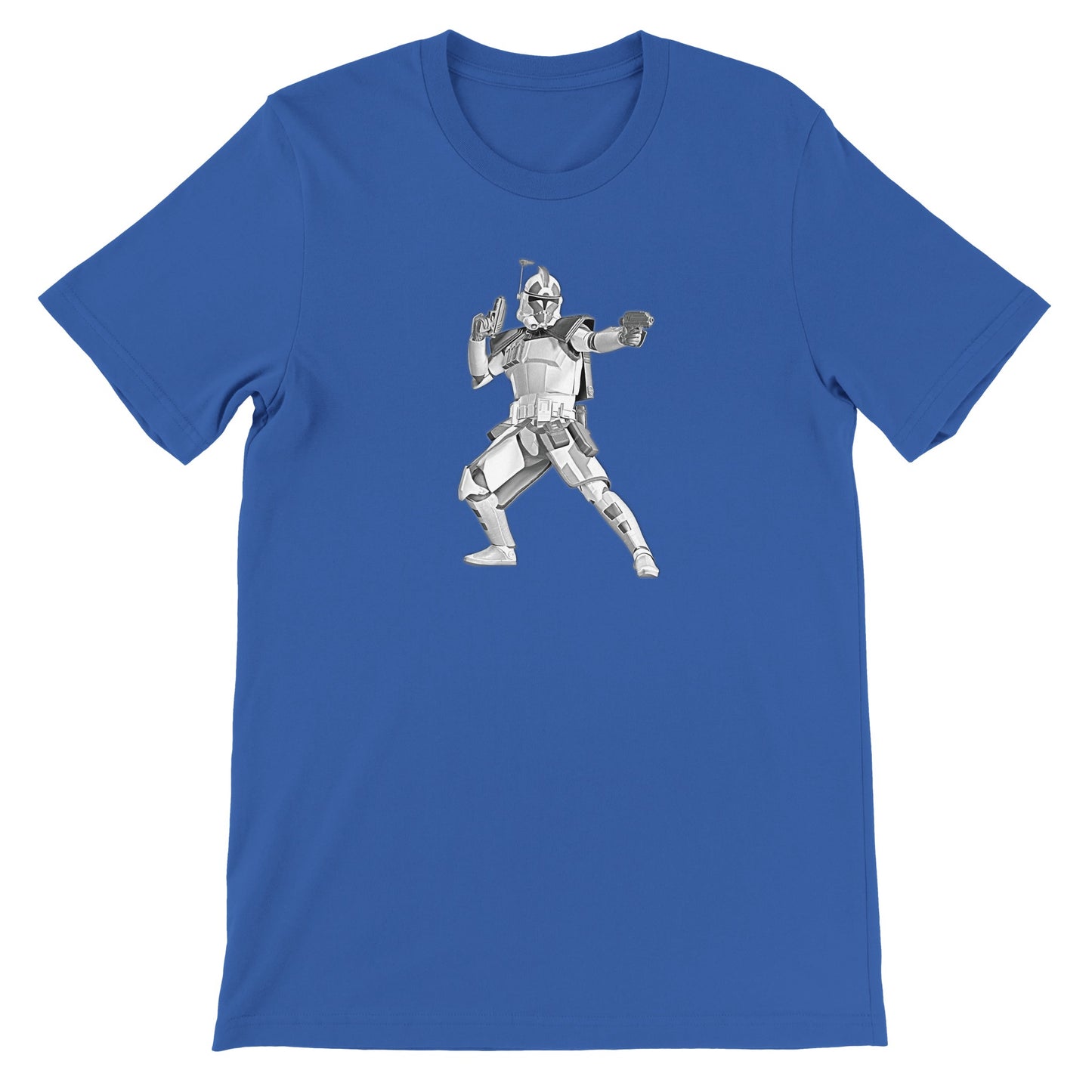 Artwork T-Shirt - Star Wars Stormtrooper Faded Drawing Premium Unisex T-Shirt 