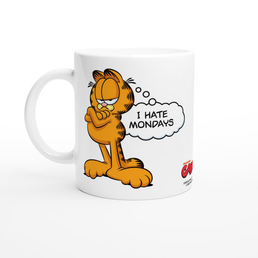 Official Garfield Mug - I Hate Mondays - 330ml White Mug