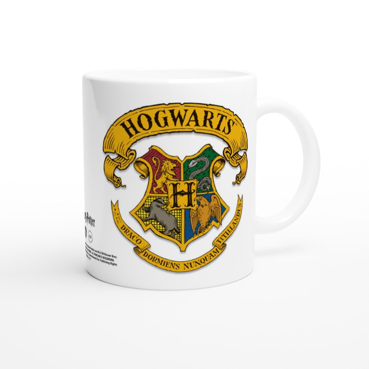 Officielt Harry Potter Krus - Hogwarts - 330ml Hvidt Krus