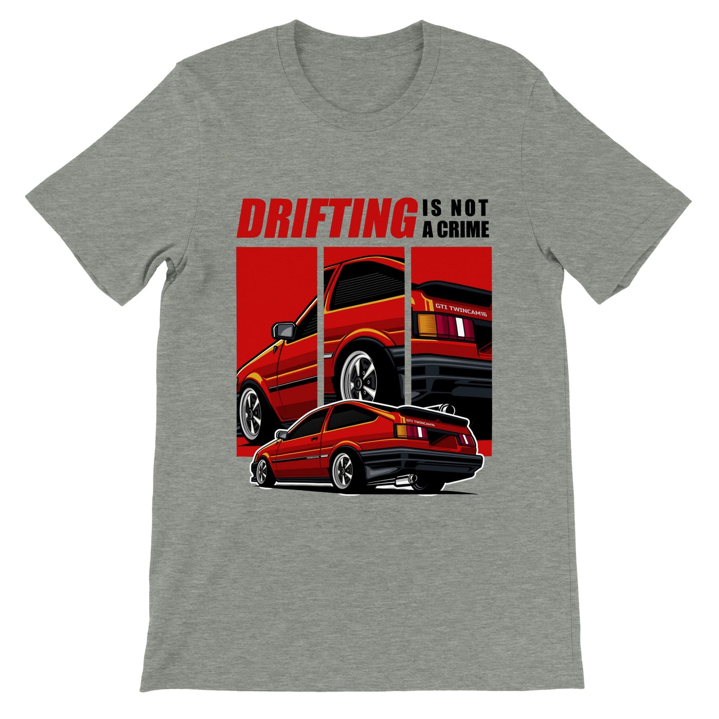 Car T-shirt - Supra The Japanese Drift King Artwork - Premium Unisex T-shirt 