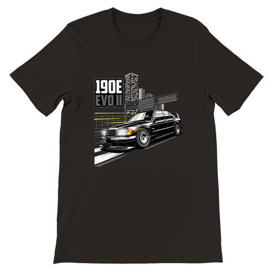 Auto-T-Shirt – 190E Evo II Legend – Kunstwerk – Premium-Unisex-T-Shirt 