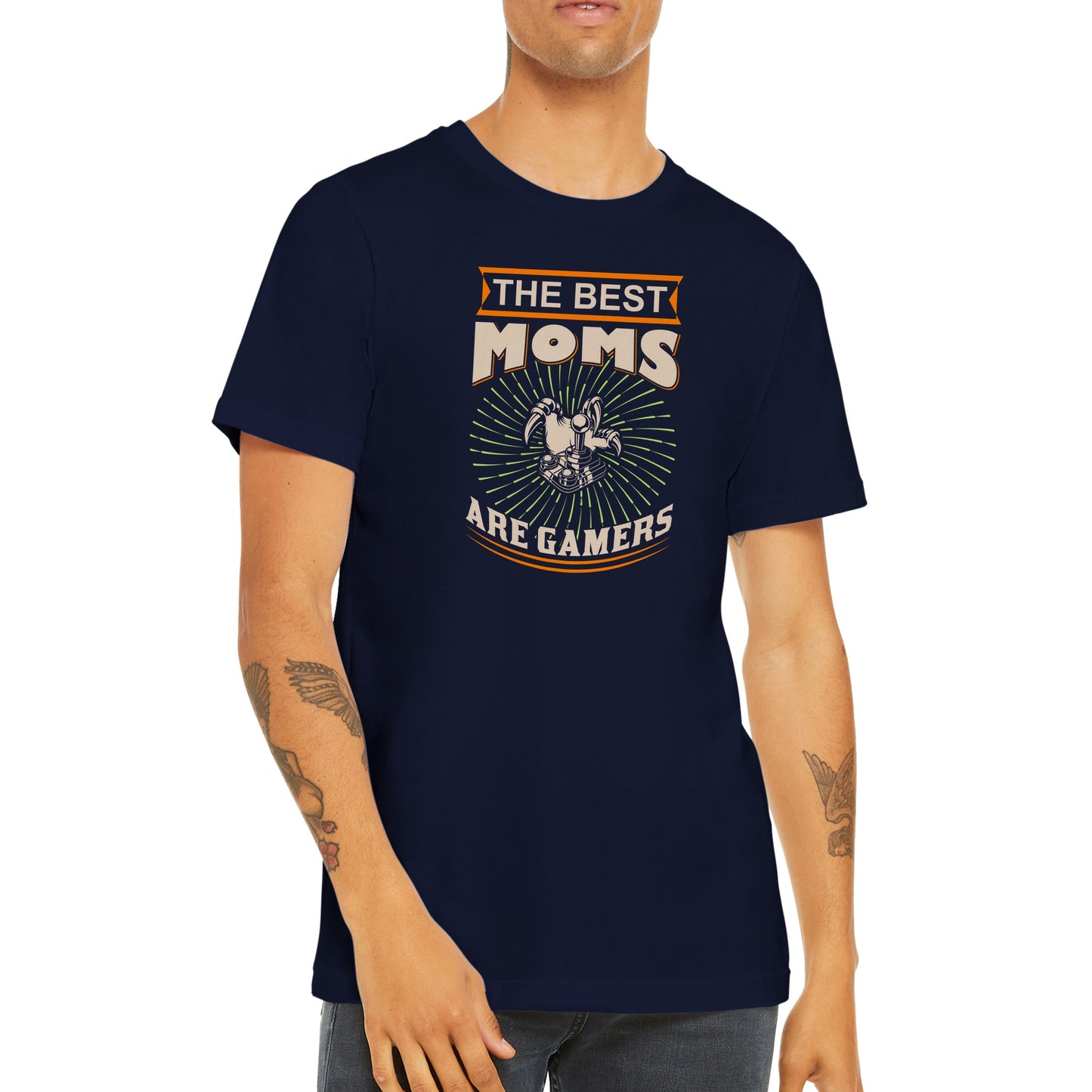 Gaming T-shirts - The Best Moms Are Gamers - Premium Unisex T-shirt 