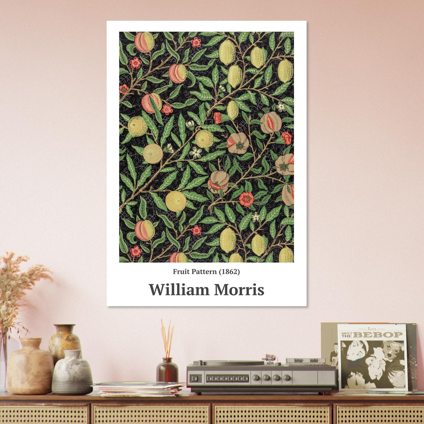 Poster – Fruchtmuster (1862) William Morris – Premium mattes Posterpapier 