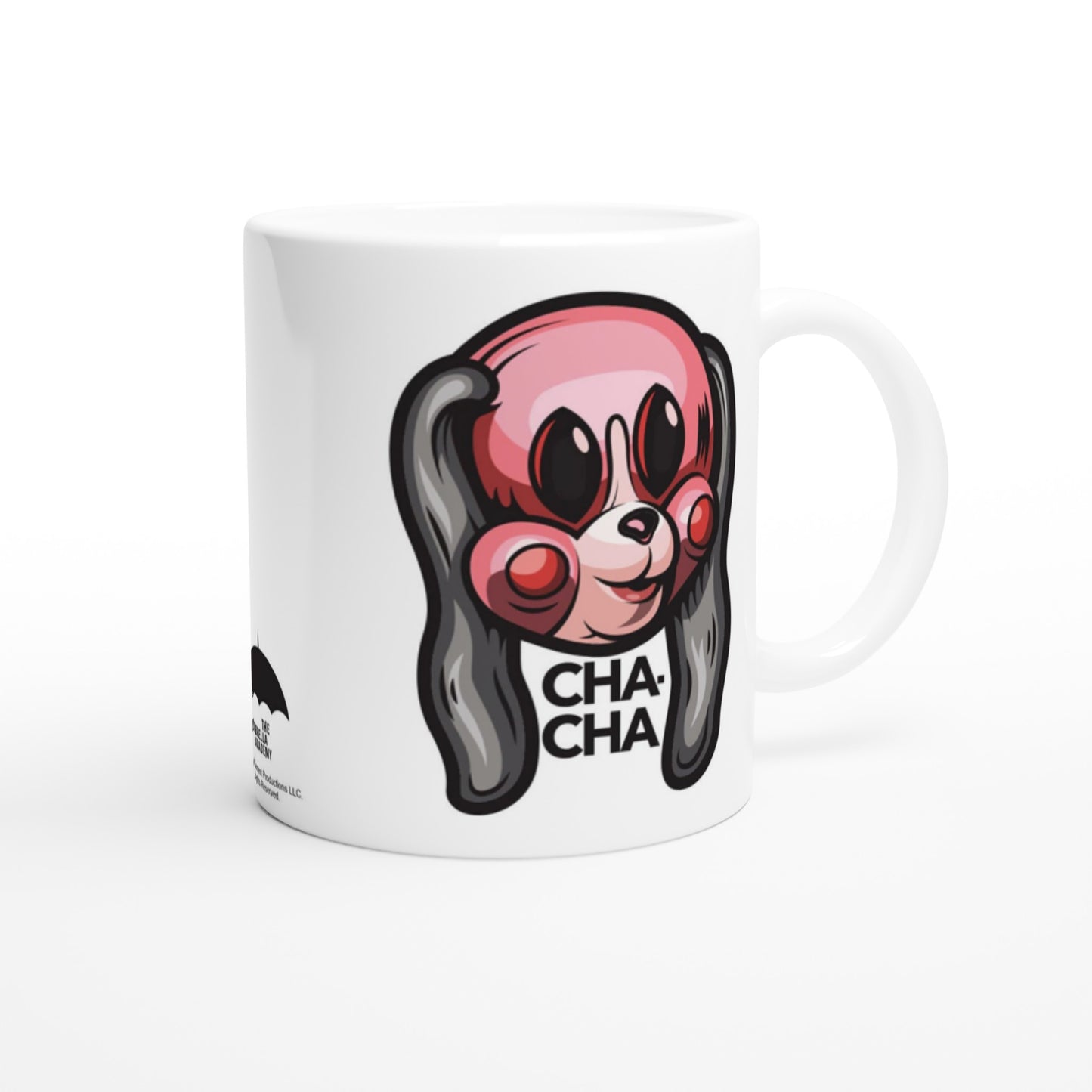 Offizielle The Umbrella Academy Tasse – Cha-Cha – 330 ml, weiße Tasse