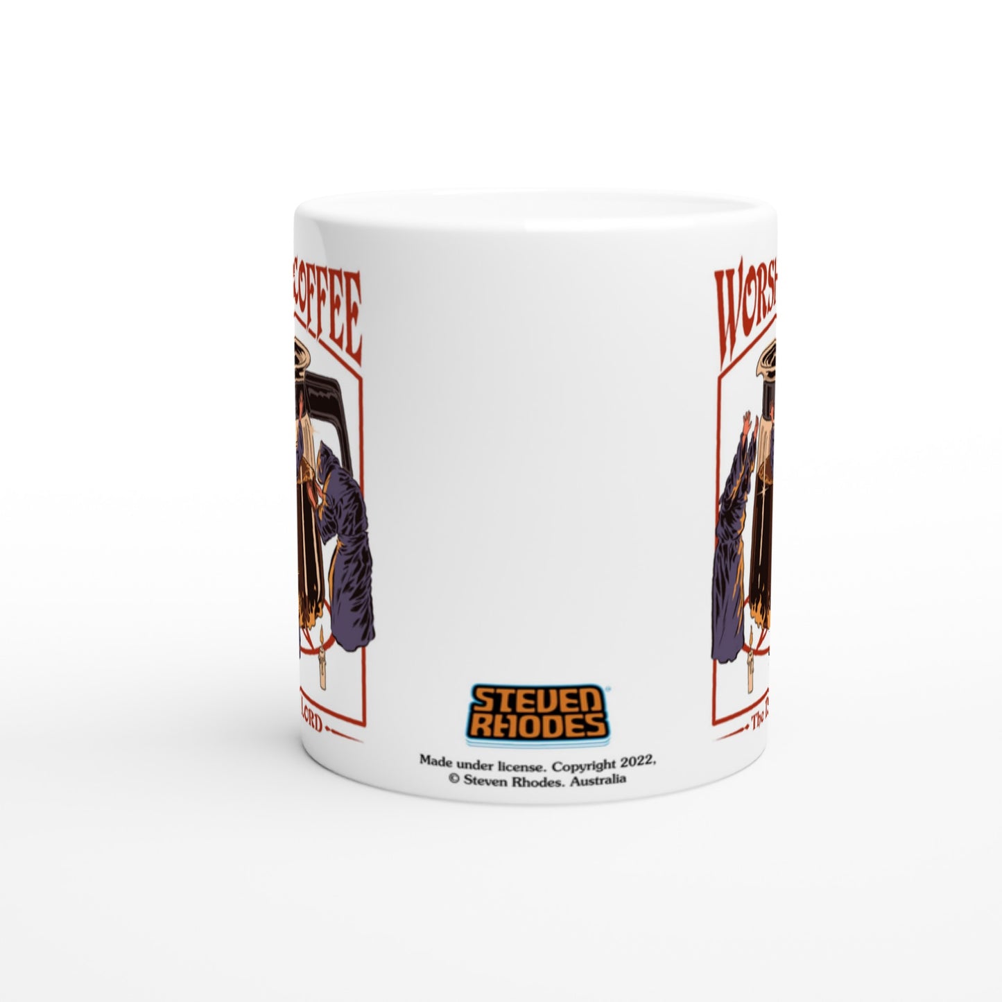 Official Steven Rhodes Mug - Worship Coffee - 330ml White Mug