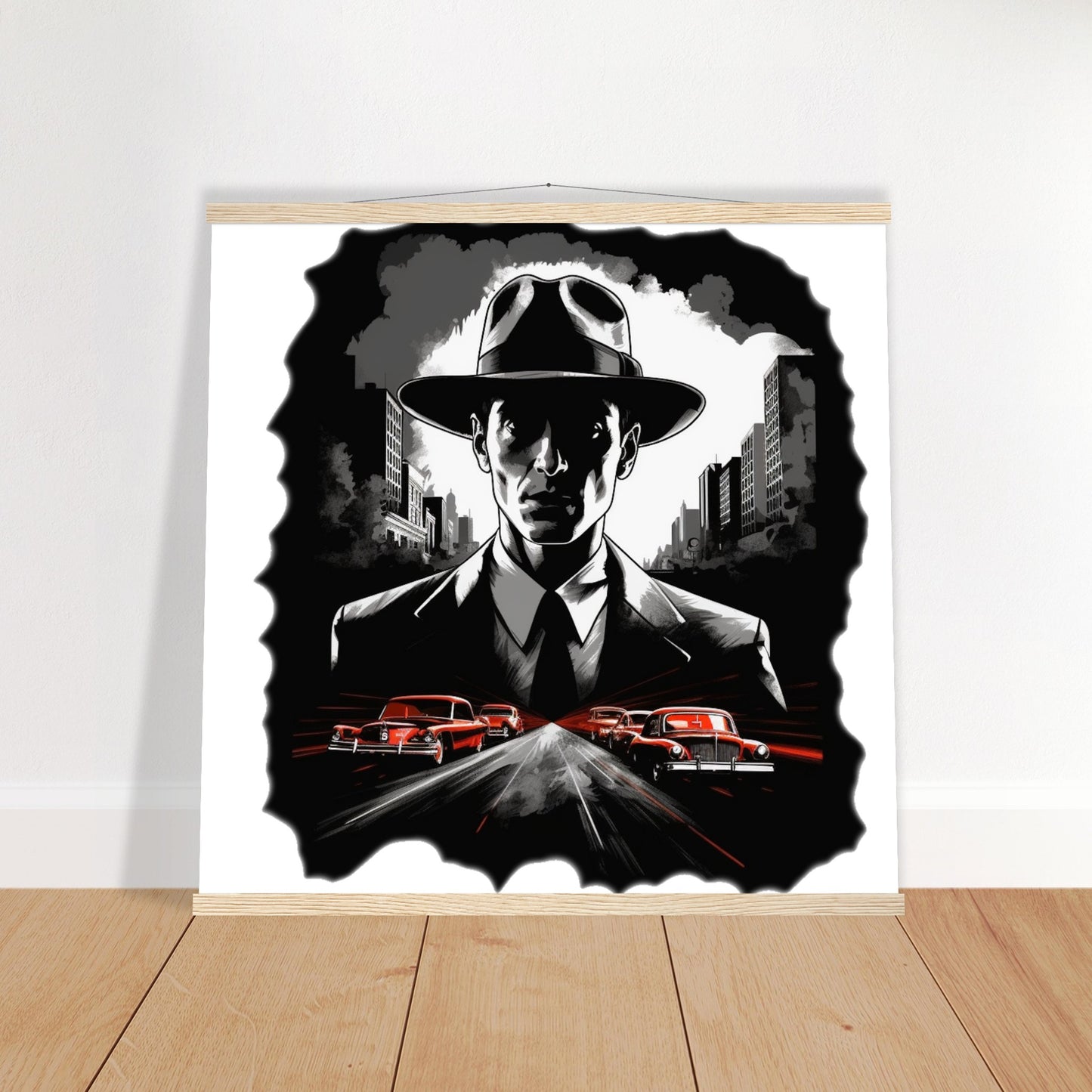 Plakat - LA Noire Vintage Artwork - Premium Mat Med Hanger