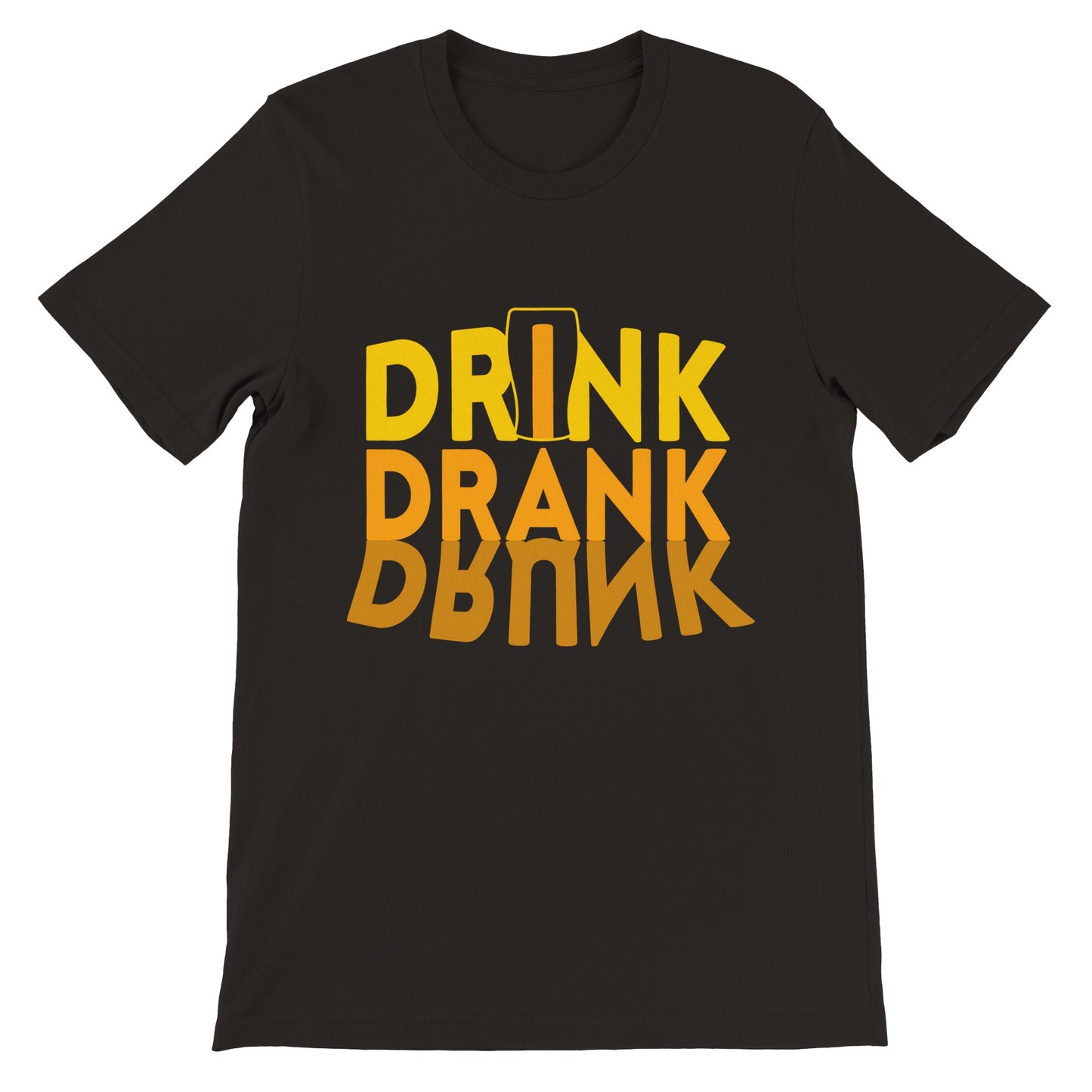 Funny T-shirts - Drink Drunk Drunk - Premium Unisex T-shirt 