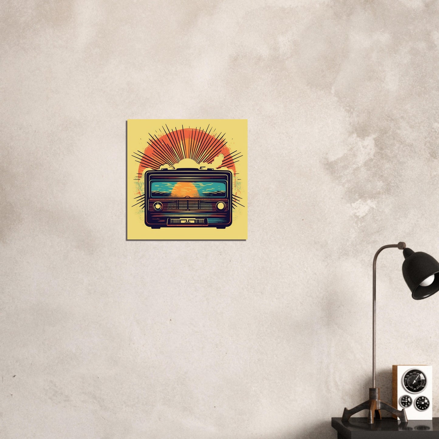 Poster - Vintage Radio Artwork Number 1 - Premium Matte Poster Paper 