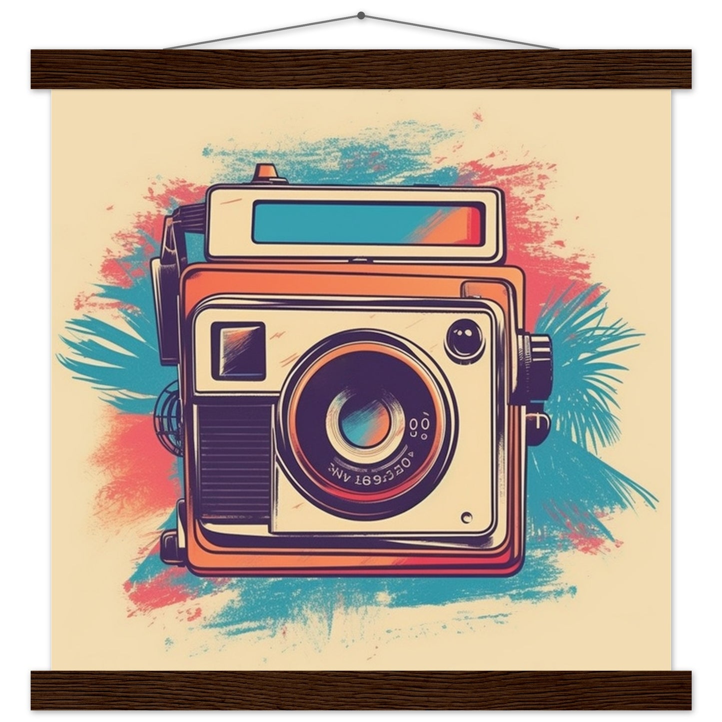 Plakat - Polaroid Camera Vintage Artwork Number 1 - Premium Mat Med Hanger