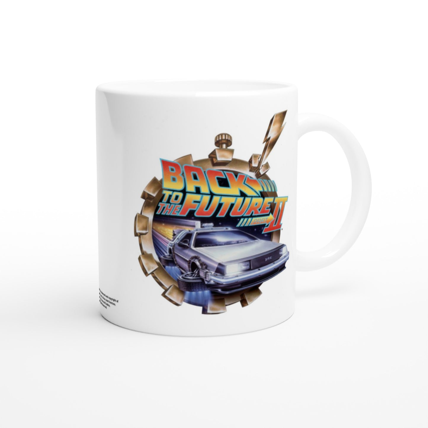 Official Back To The Future II Mug - BTTF II logo - 330ml White Mug