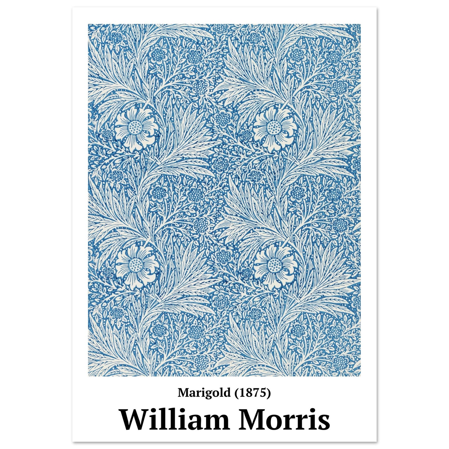 Poster - Marigold pattern (1875) William Morris - Premium Matte Poster Paper 