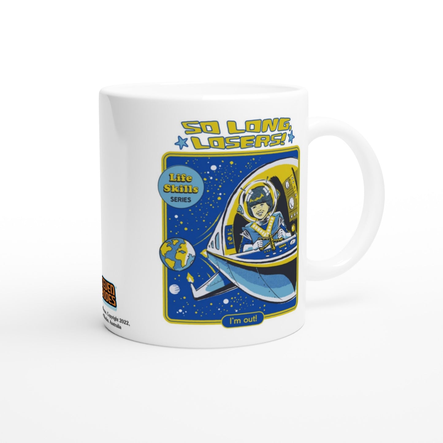 Official Steven Rhodes Mug - So Long Losers! - 330ml White Mug