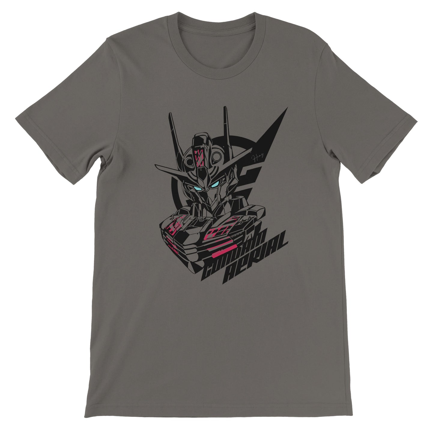 Gundam T-shirt - Gundam Aerial Artwork - Premium Unisex T-shirt