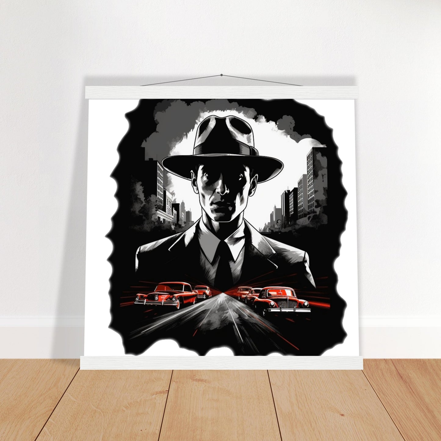 Plakat - LA Noire Vintage Artwork - Premium Mat Med Hanger