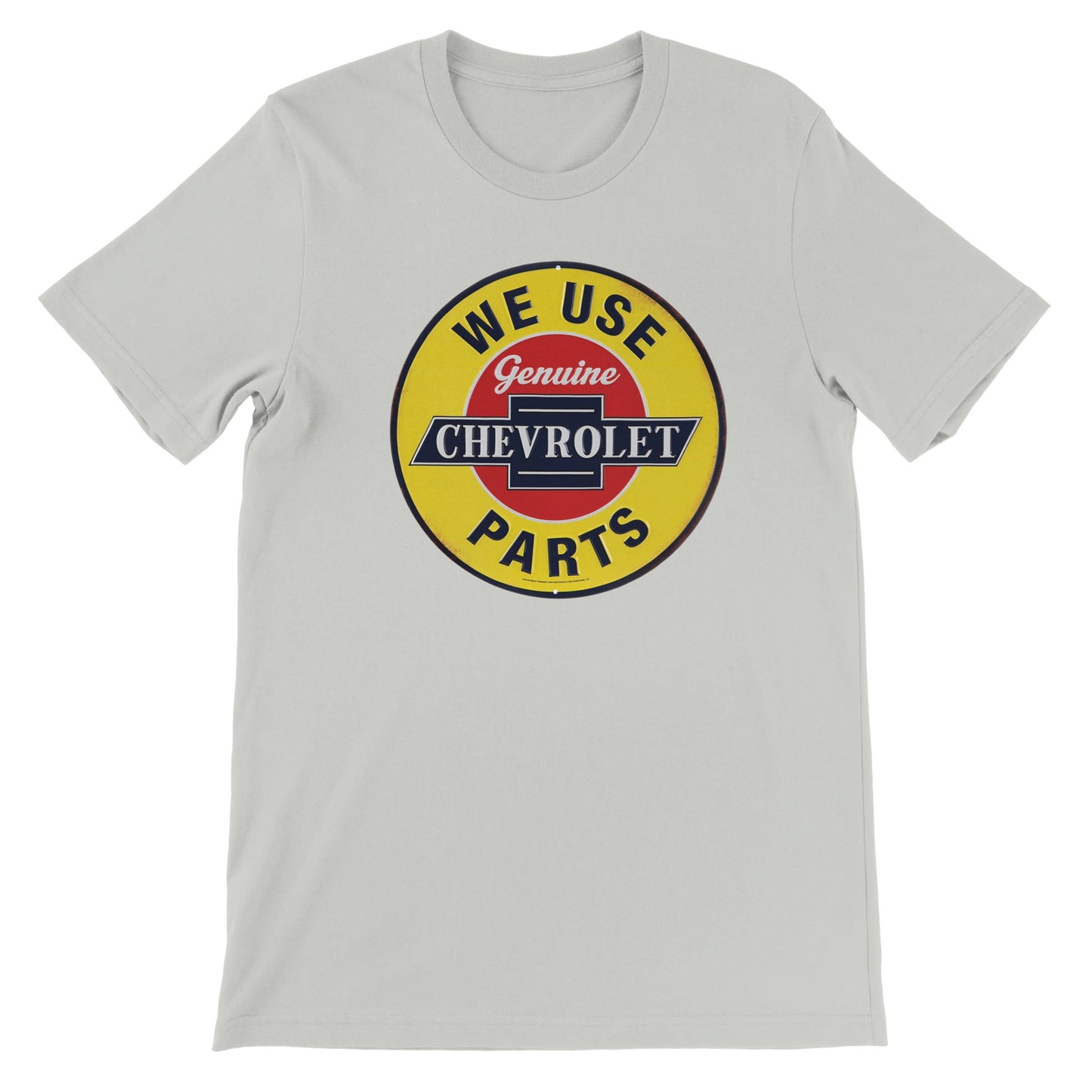 Auto-T-Shirt – Vintage verzerrtes Chevrolet-Schild – Premium-Unisex-T-Shirt