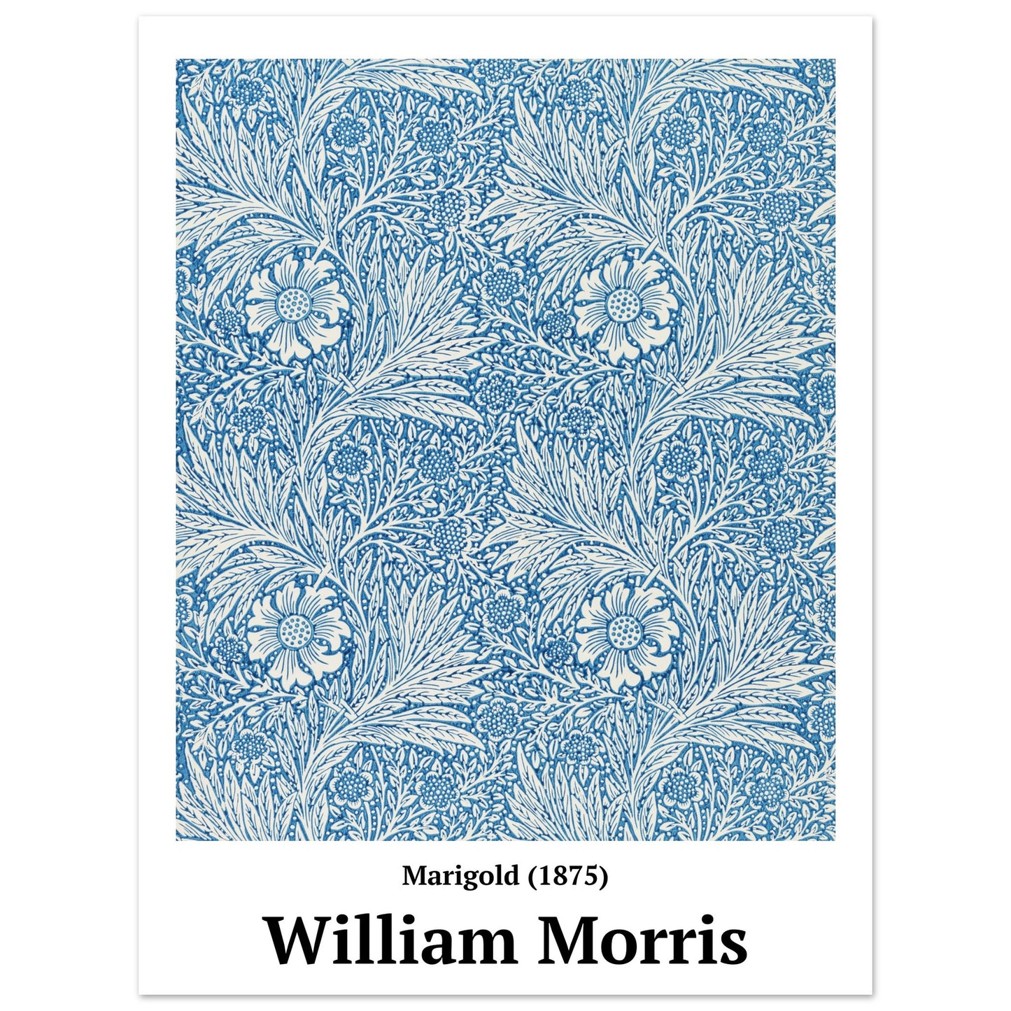 Poster - Marigold pattern (1875) William Morris - Premium Matte Poster Paper 