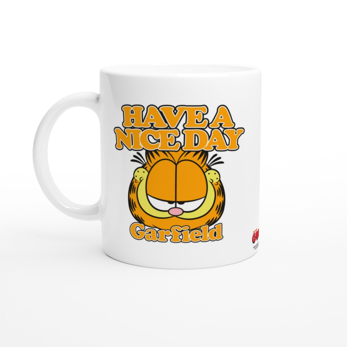 Officielt Garfield Krus - Have A Nice Day - 330ml Hvidt Krus