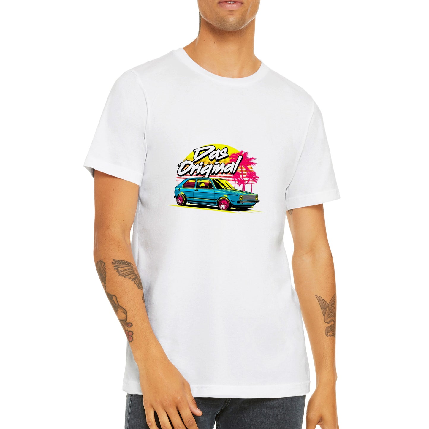 Car T-shirt - Das Original - Golf Artwork - Premium Unisex T-shirt