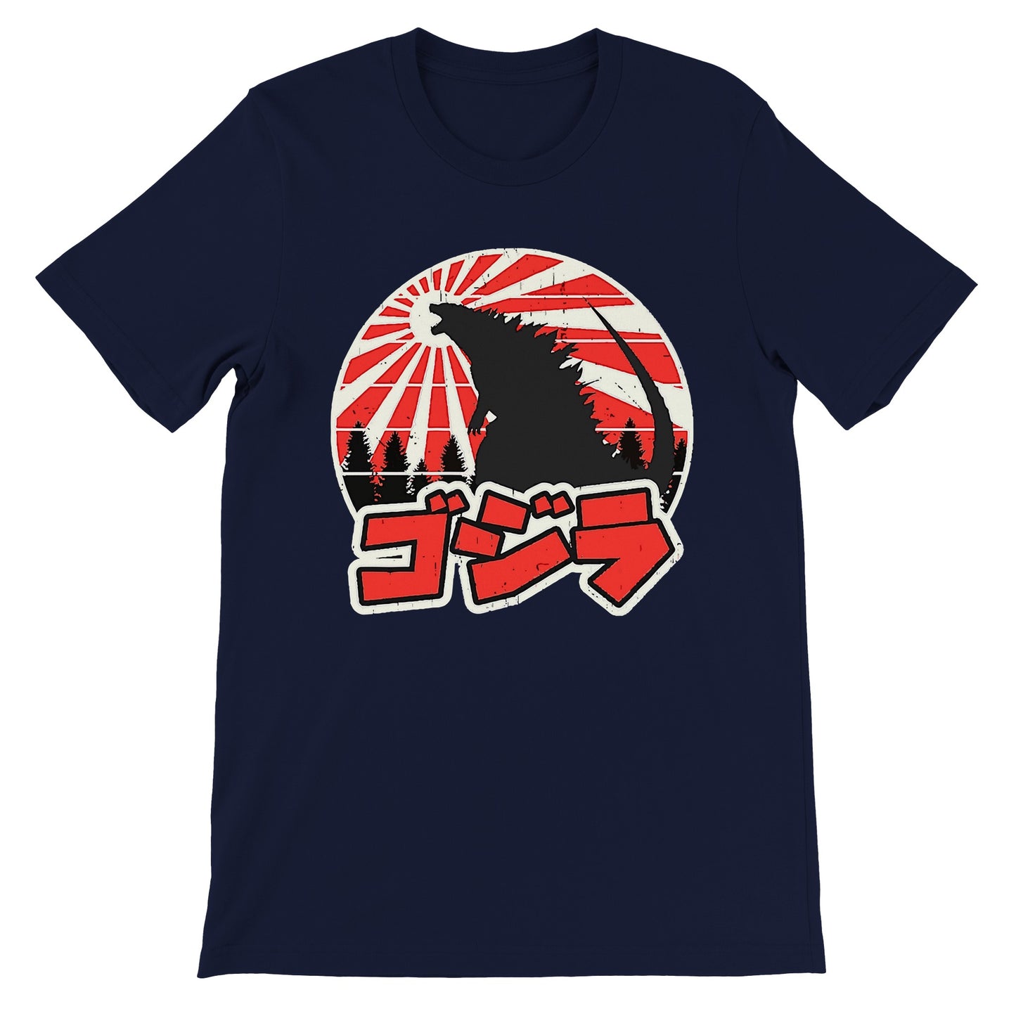 Film-T-Shirt – Gojira – Godzilla Japan Artwork – Premium Unisex T-Shirt 