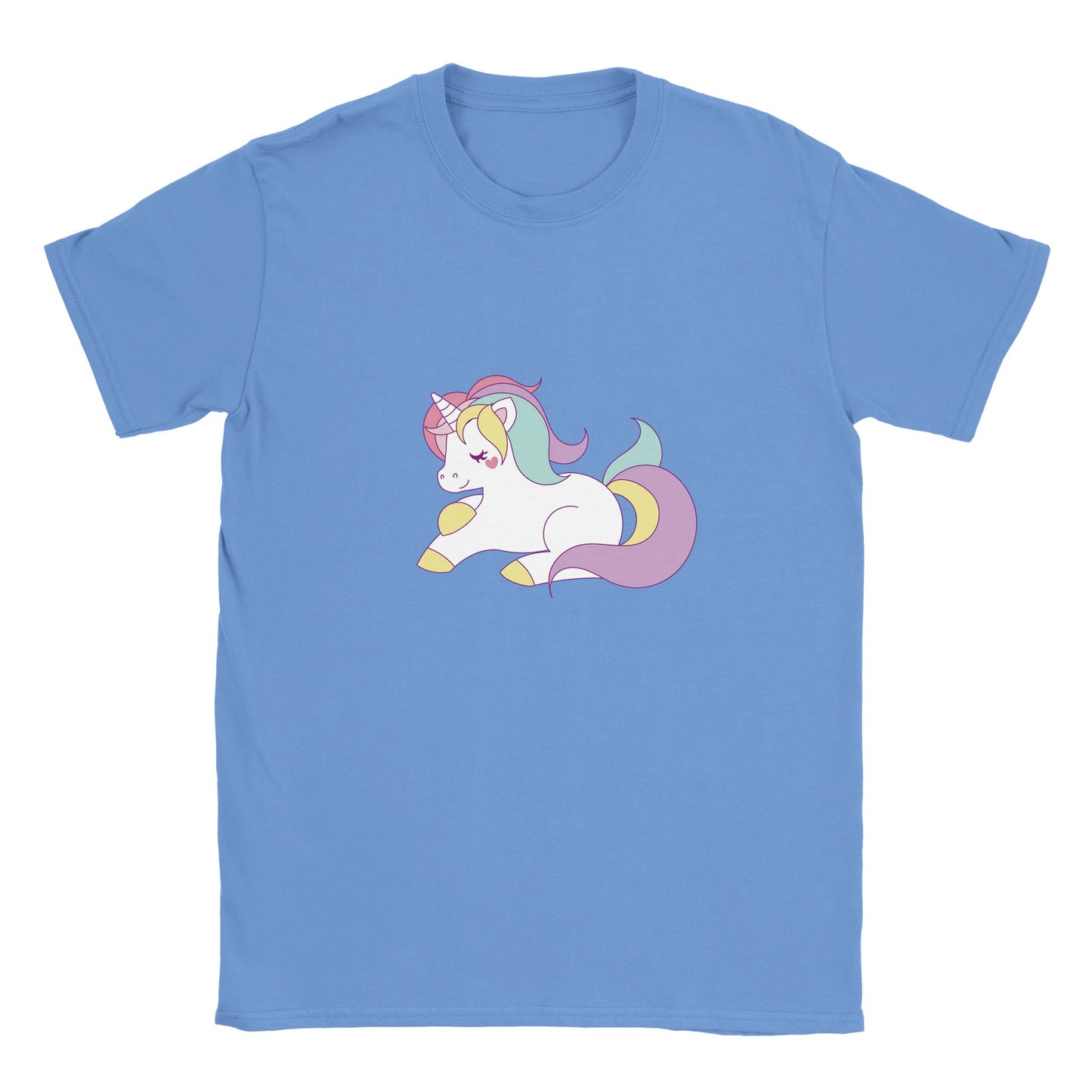 Kinder-Kunst-T-Shirt – Einhorn-Kunstwerk Nummer 1 – klassisches Kinder-T-Shirt 