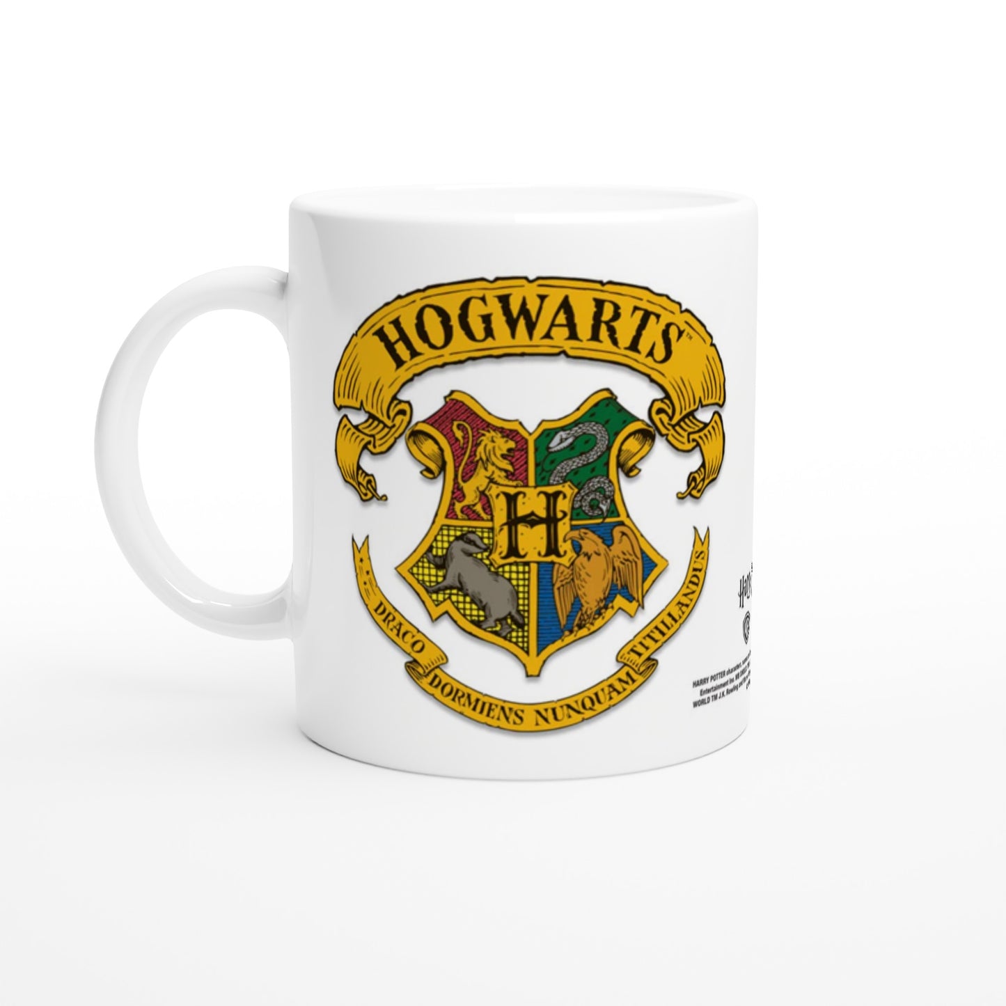 Officielt Harry Potter Krus - Hogwarts - 330ml Hvidt Krus