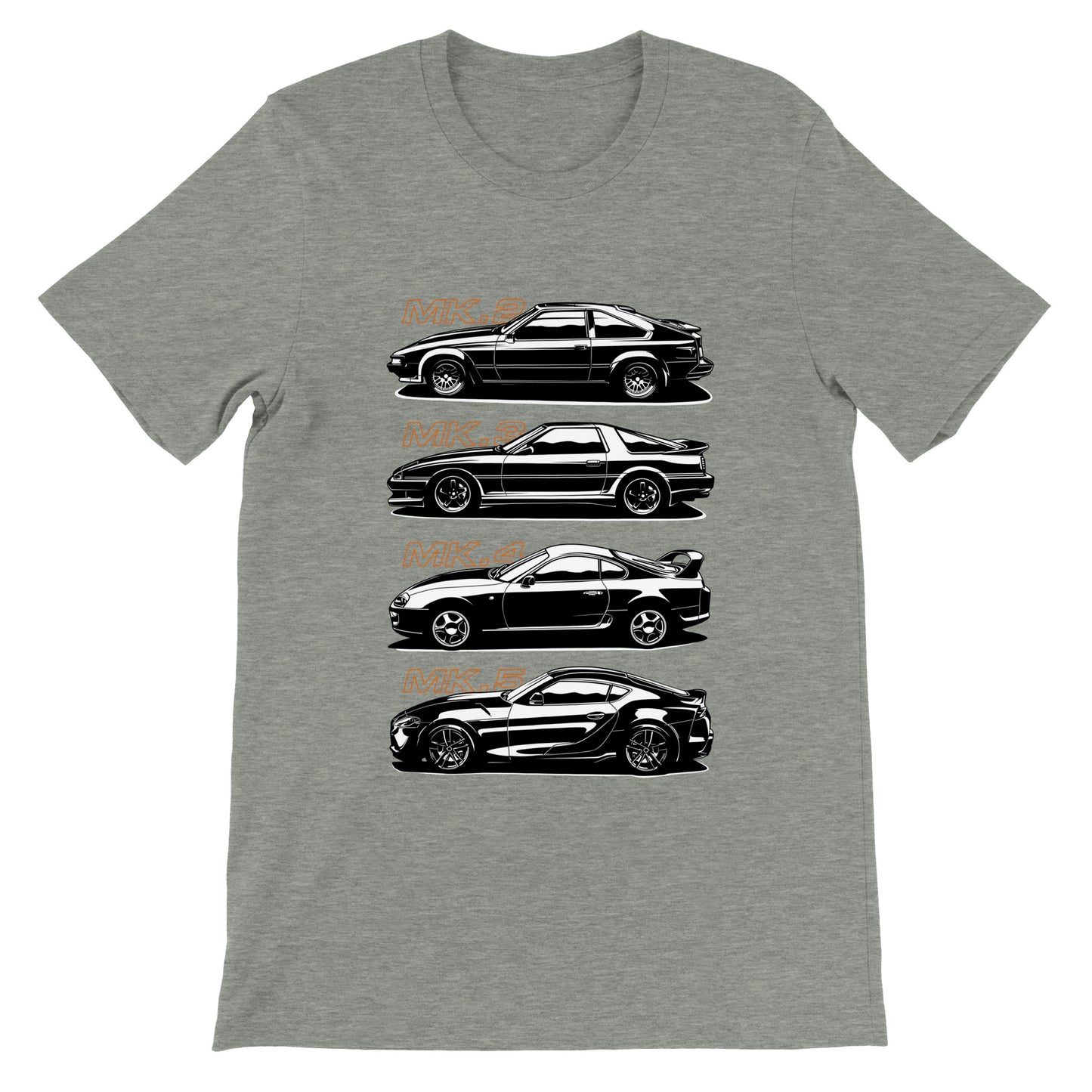 Auto-T-Shirt – Die Geschichte des Supra-Kunstwerks – Premium-Unisex-T-Shirt 