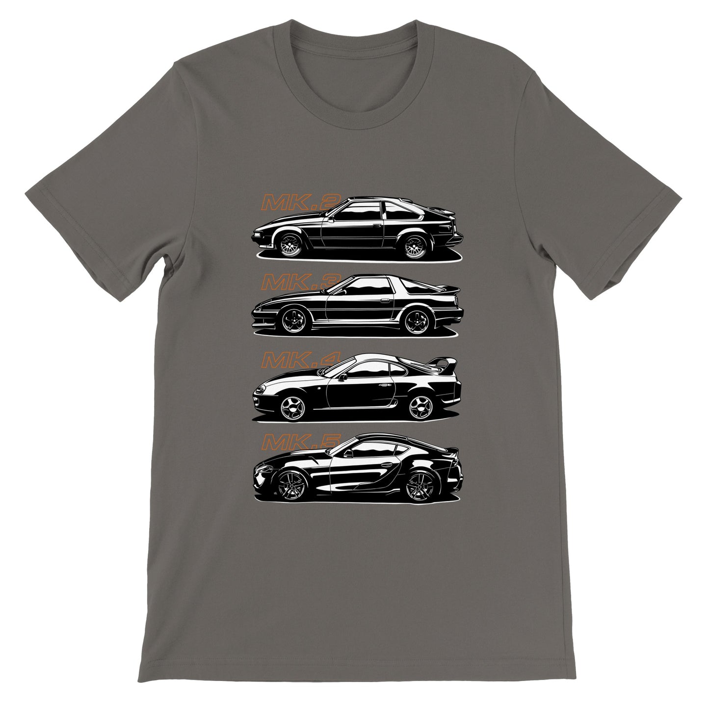 Auto-T-Shirt – Die Geschichte des Supra-Kunstwerks – Premium-Unisex-T-Shirt 