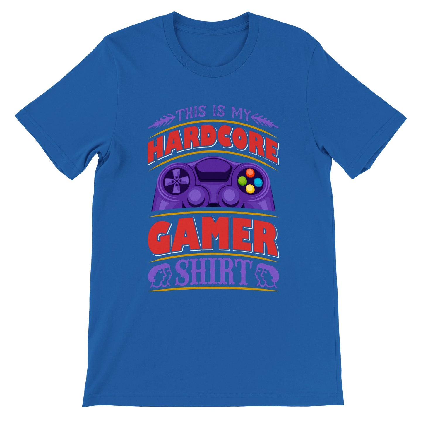 Gaming-T-Shirts – This Is My Hardcore Gamer Shirt – Premium Unisex T-Shirt 