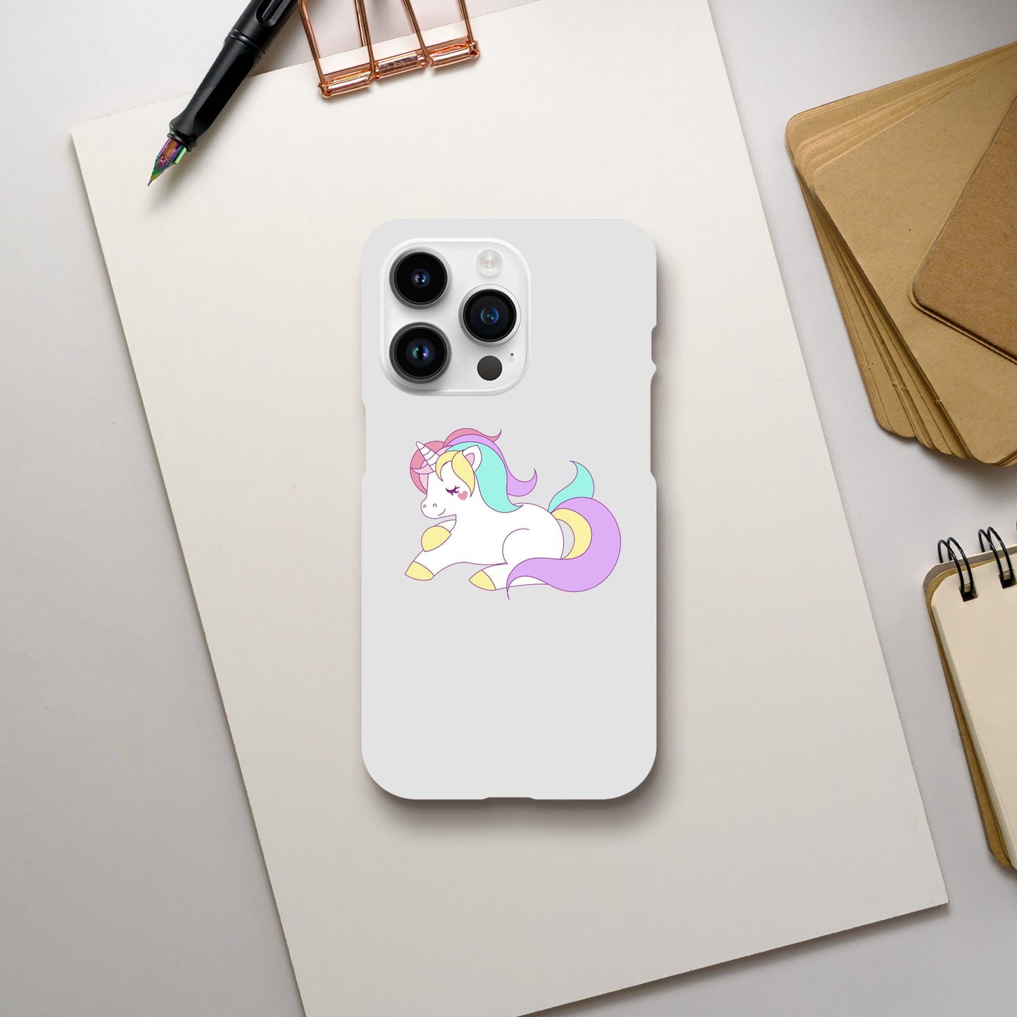 Slim Mobile Cover Artwork Einhorn – Iphone – Samsung