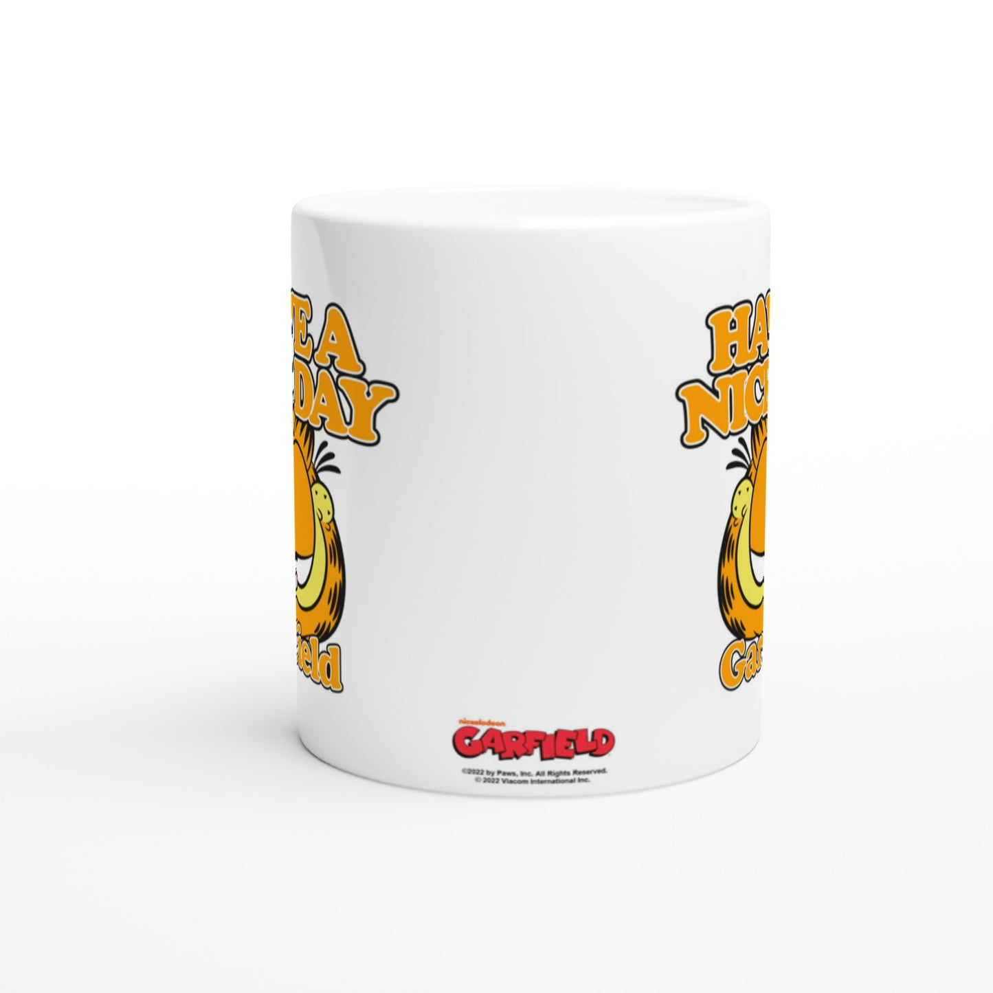 Official Garfield Mug - Have A Nice Day - 330ml White Mug