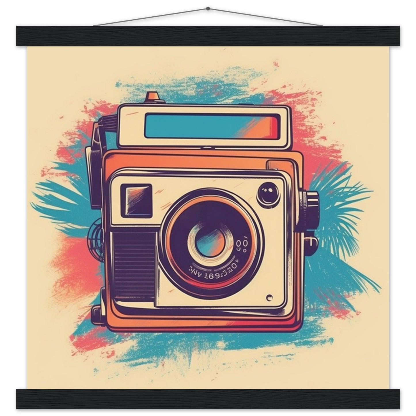 Plakat - Polaroid Camera Vintage Artwork Number 1 - Premium Mat Med Hanger