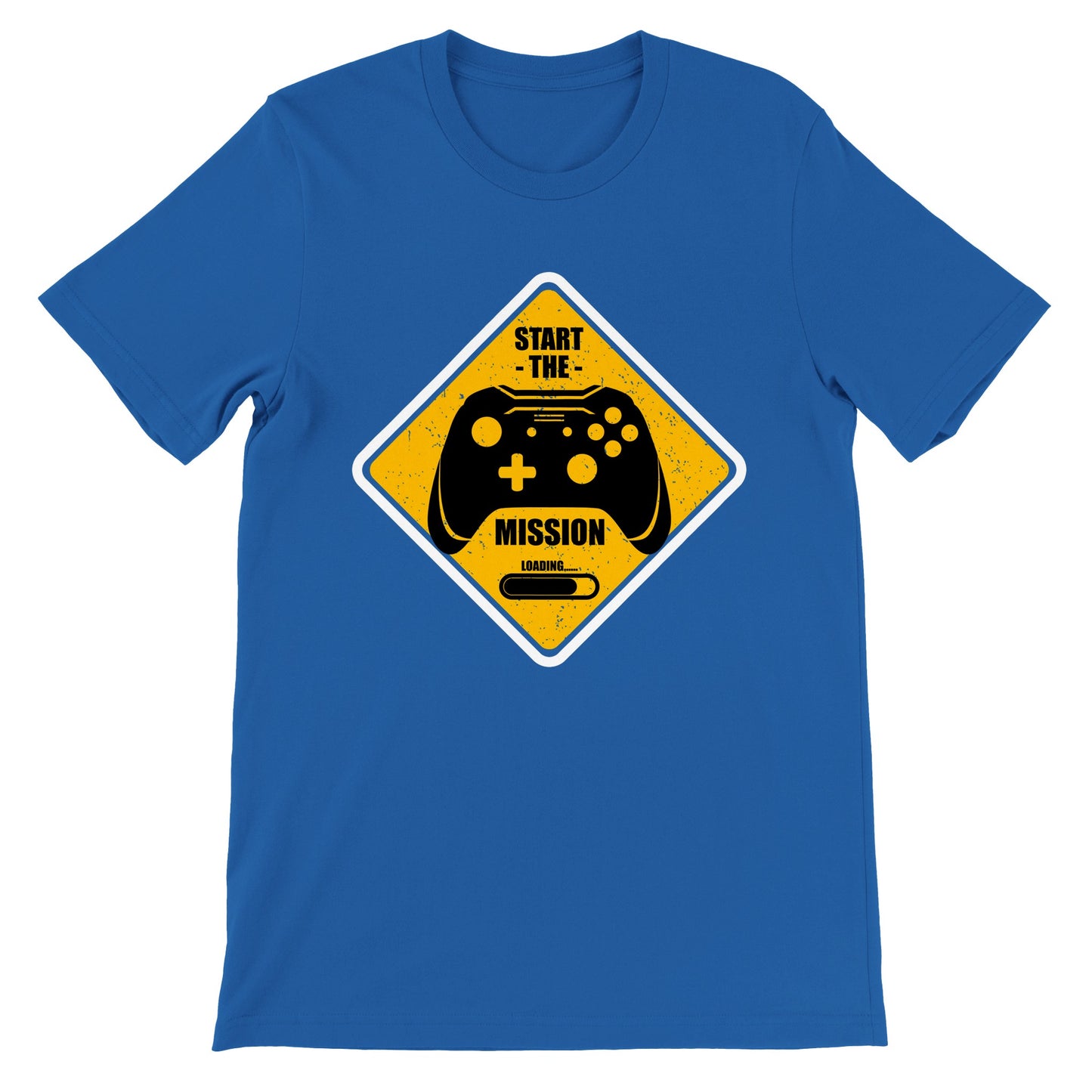 Gaming-T-Shirt – Start The Mission Loading – Premium-Unisex-T-Shirt 