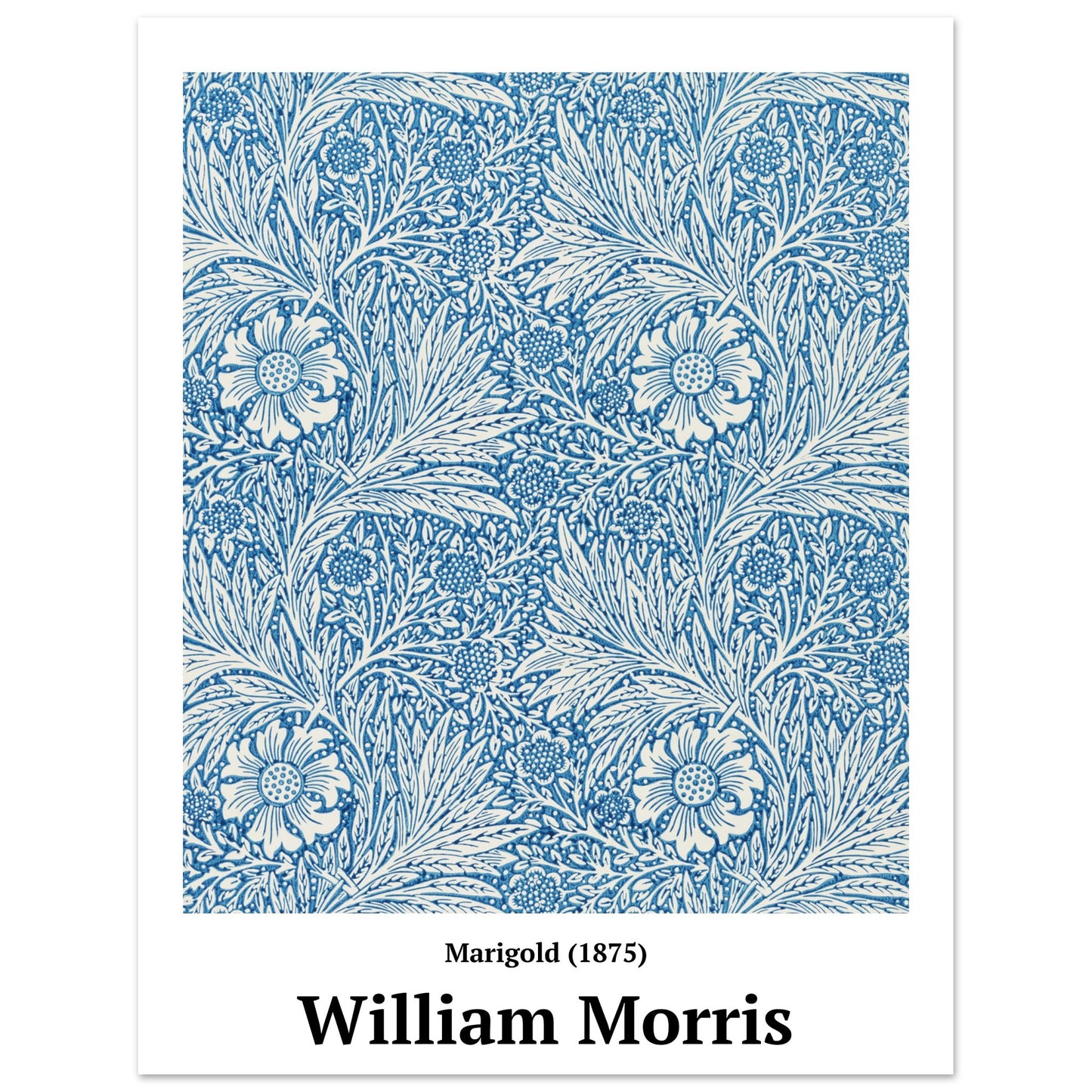 Poster - Marigold pattern (1875) William Morris - Premium Matte Poster Paper 