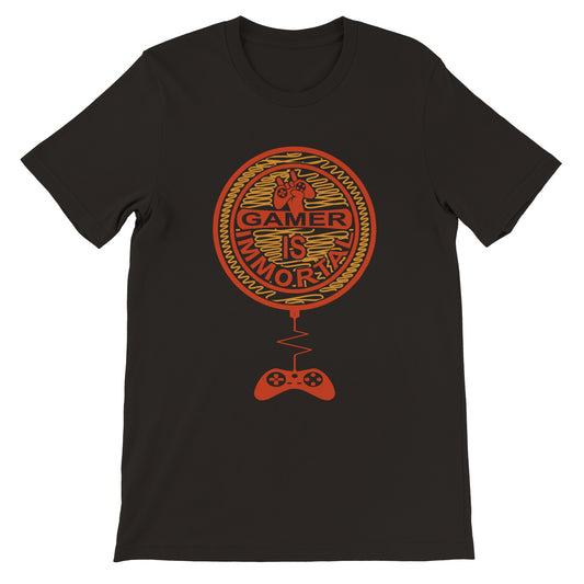 Gaming-T-Shirts – Gamer Is Immortal – Premium-Unisex-T-Shirt 