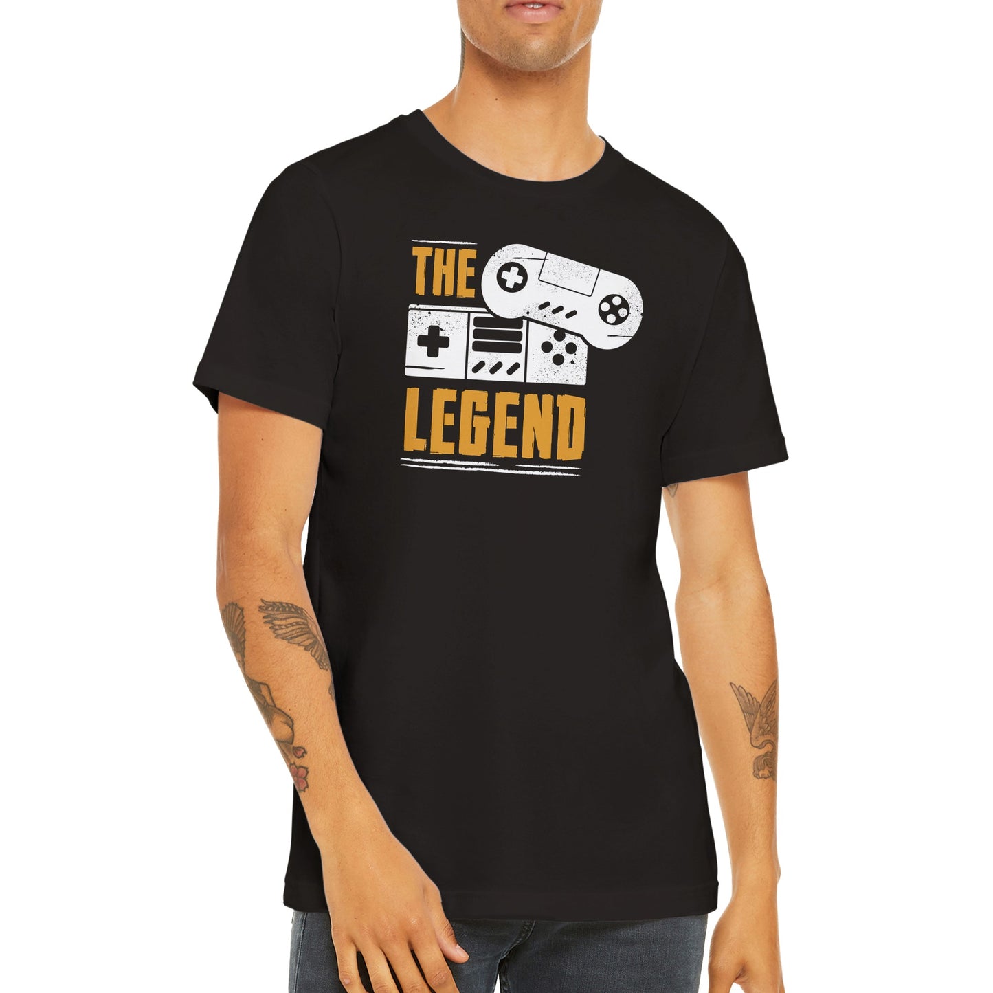 Gaming-T-Shirts – The Legend – Premium-Unisex-T-Shirt 