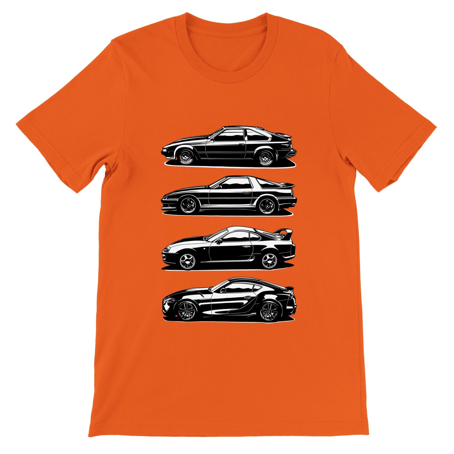 Auto-T-Shirt – Die Geschichte des Supra-Kunstwerks – Premium-Unisex-T-Shirt 