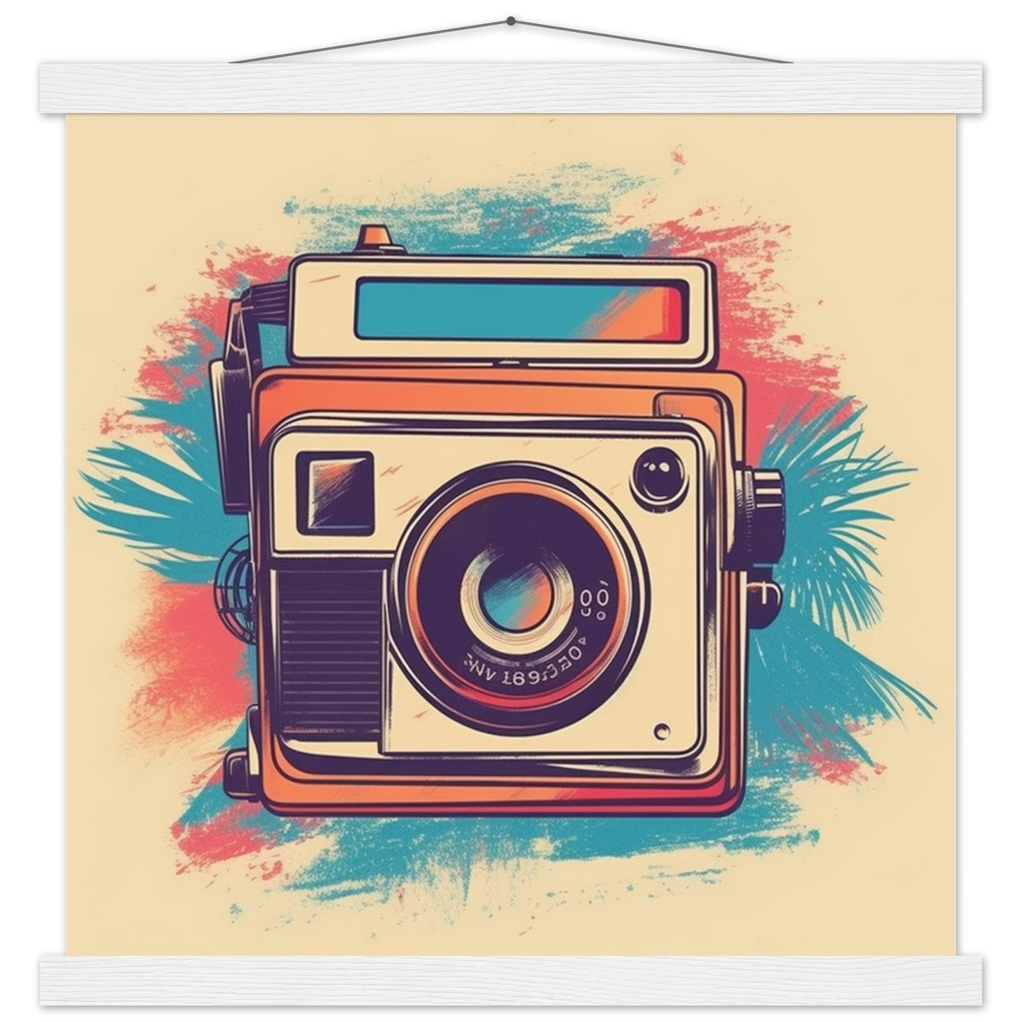 Plakat - Polaroid Camera Vintage Artwork Number 1 - Premium Mat Med Hanger