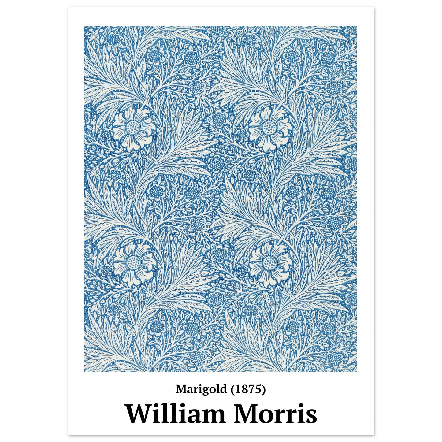 Poster - Marigold pattern (1875) William Morris - Premium Matte Poster Paper 