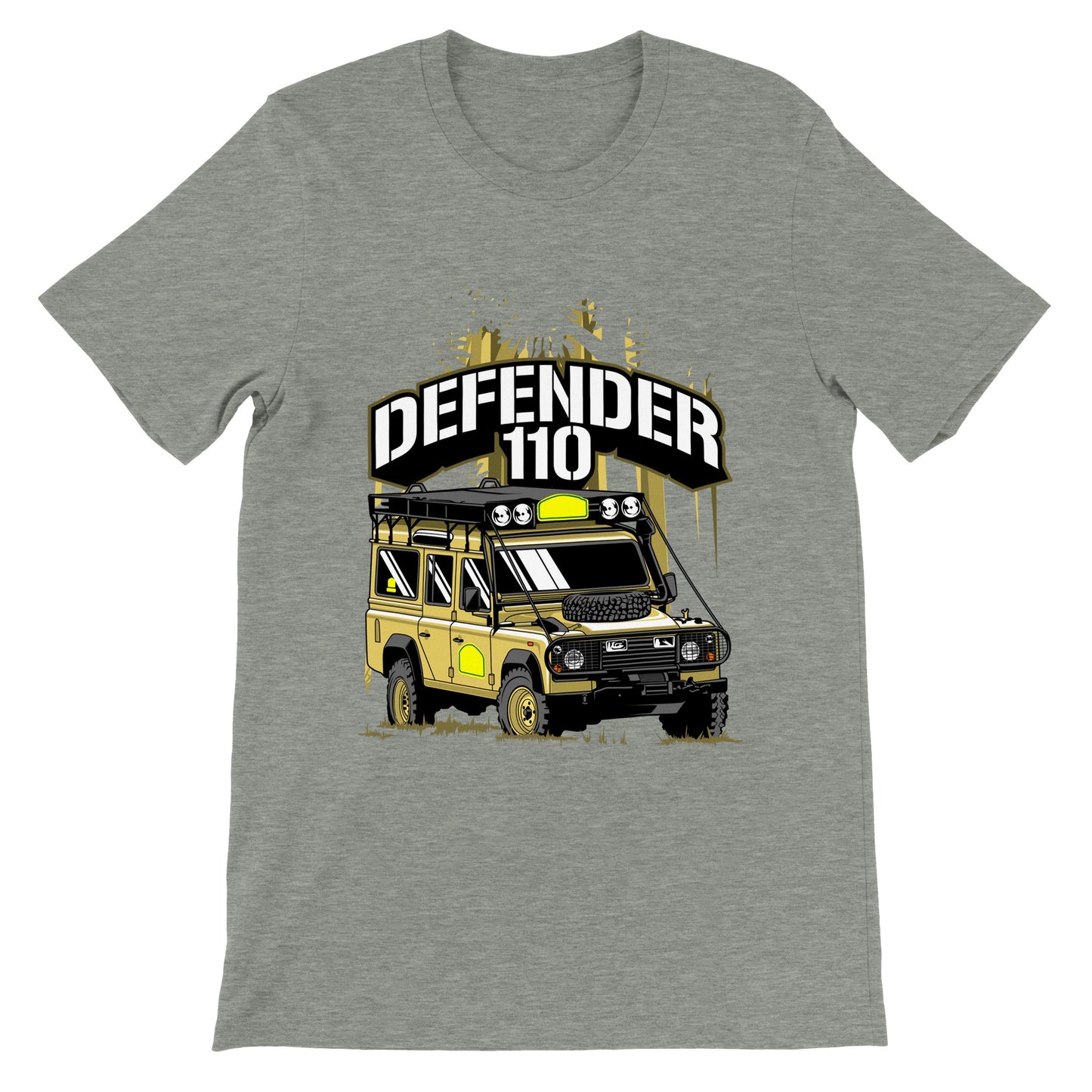 Auto-T-Shirt – The Defender 110 – Kunstwerk – Premium-Unisex-T-Shirt 