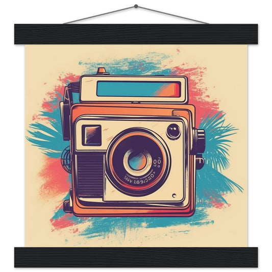 Plakat - Polaroid Camera Vintage Artwork Number 1 - Premium Mat Med Hanger