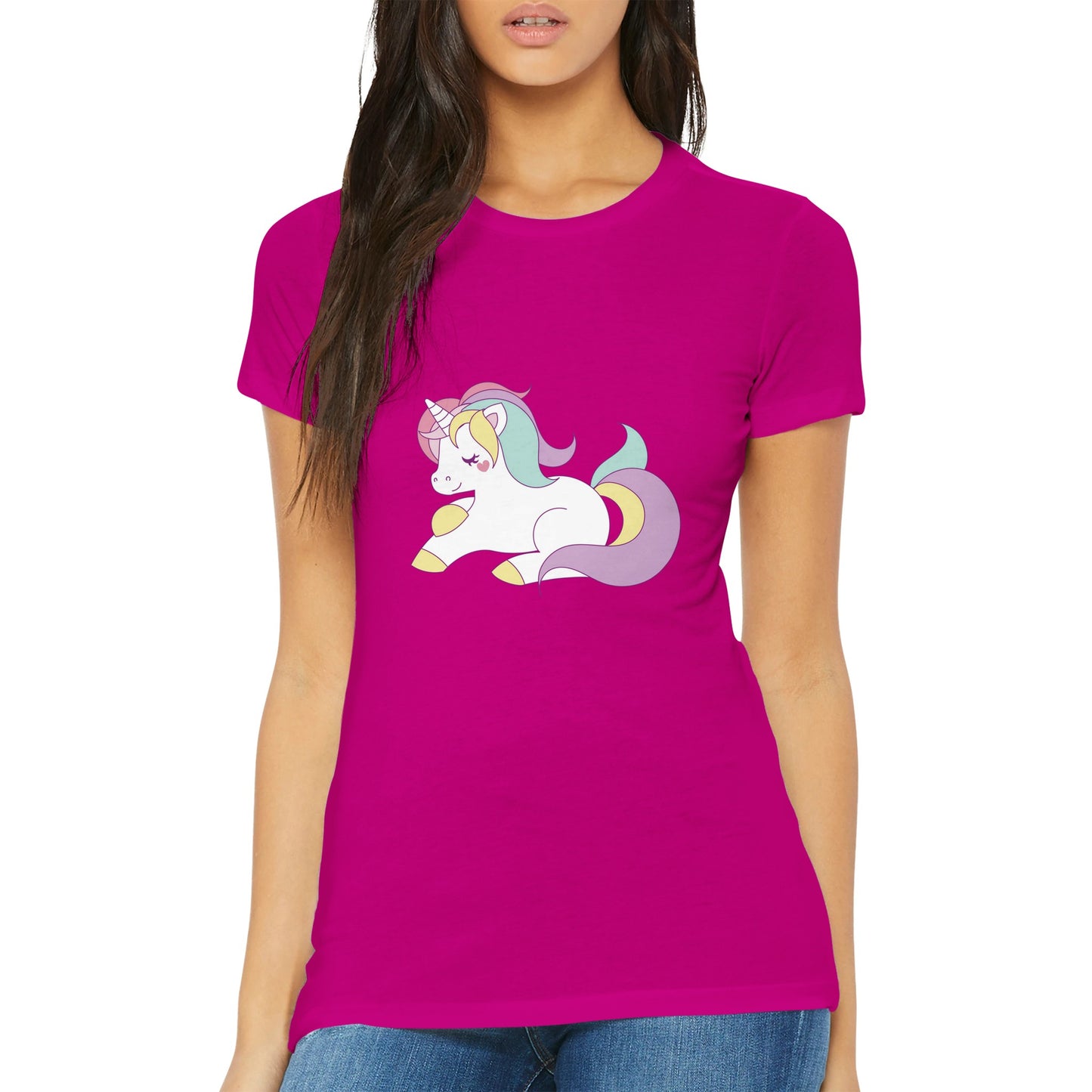 Artwork T-shirt - Unicorn Artwork - Premium Kvinde T-shirt