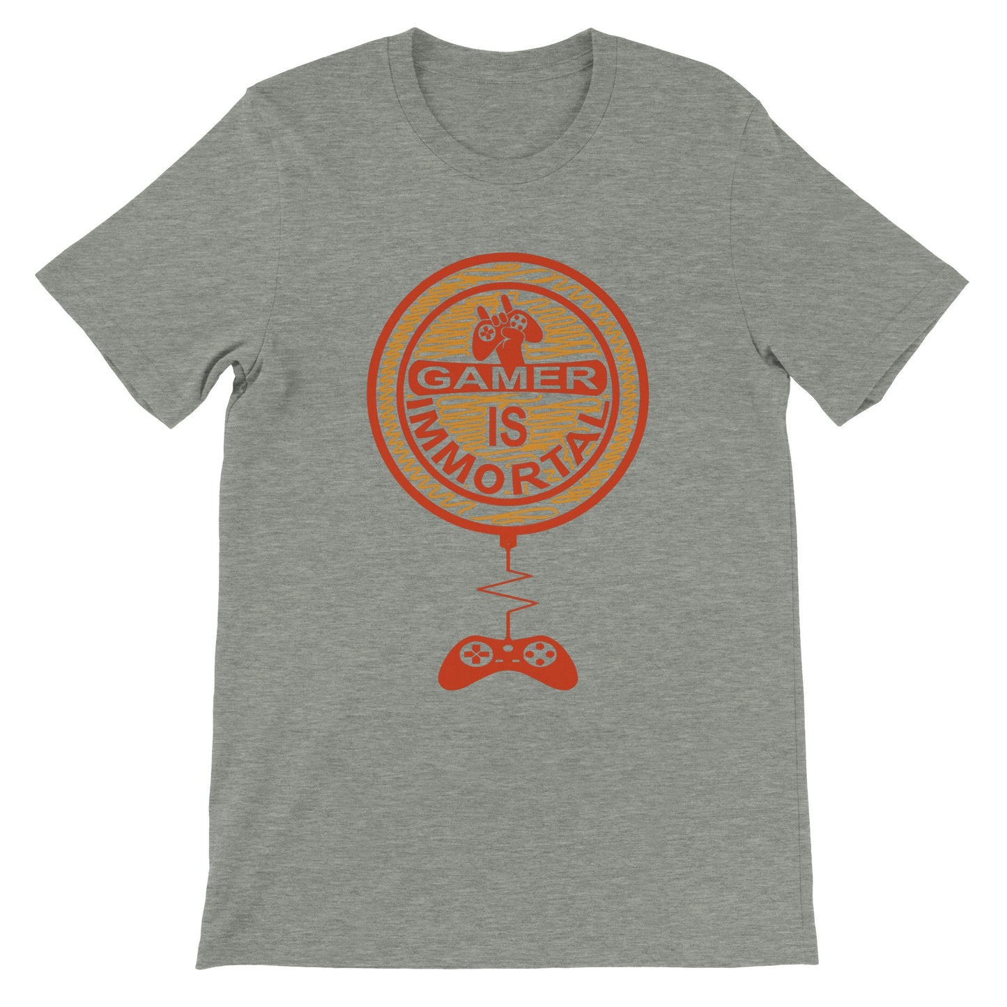 Gaming-T-Shirts – Gamer Is Immortal – Premium-Unisex-T-Shirt 