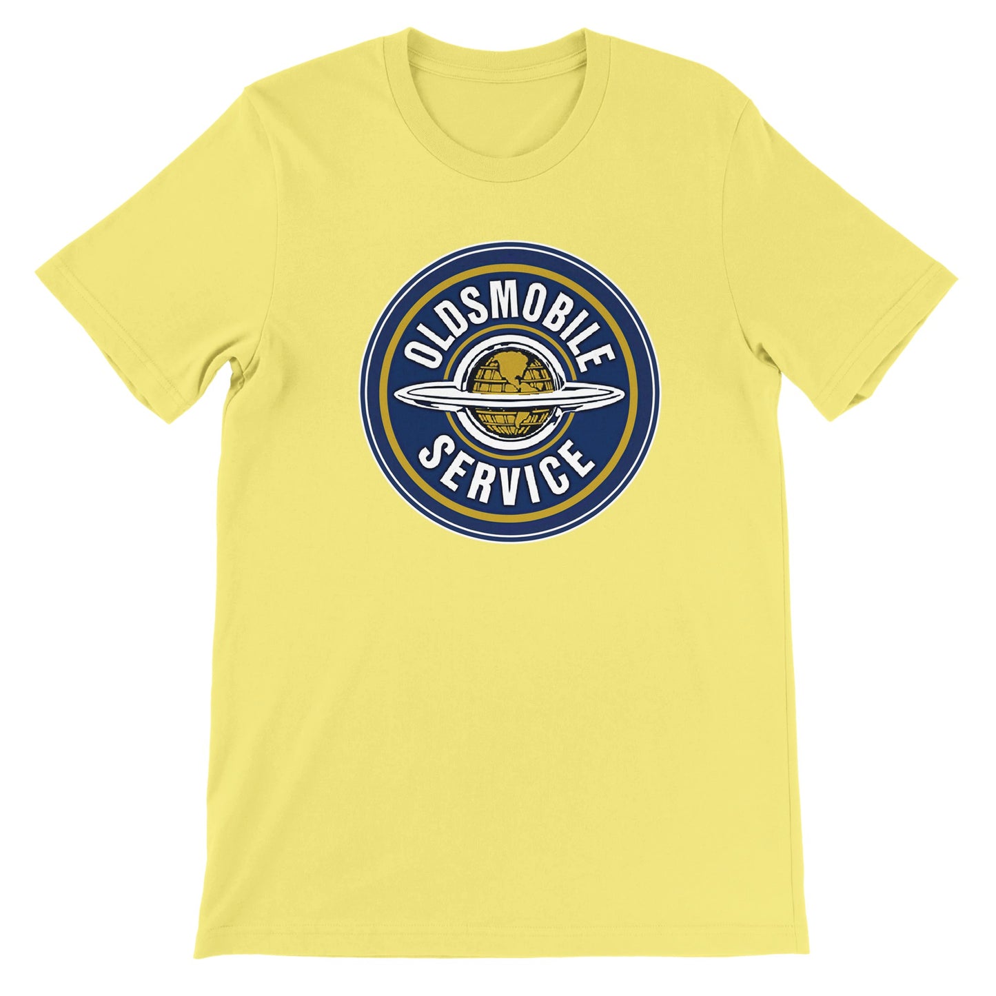 Car T-shirt - Vintage distorted Oldsmobile Service - Premium Unisex T-shirt